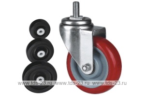 Колесо поворотное с болтом Lema ED3-PL-100-80-5