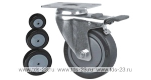 Колесо поворотное с площадкой Lema EI2-PL-100-80-B7