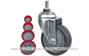 Колесо поворотное с болтом Lema EI3-PU-100-90-7